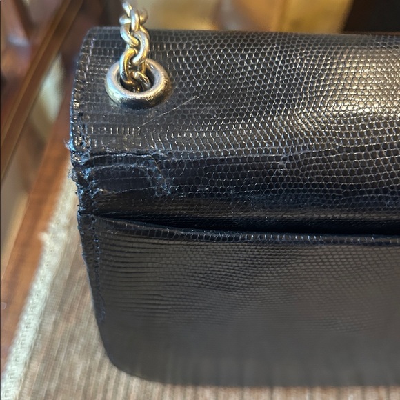 Collectable Vintage Lizard Skin Gucci Shoulder Bag - Picture 14 of 16